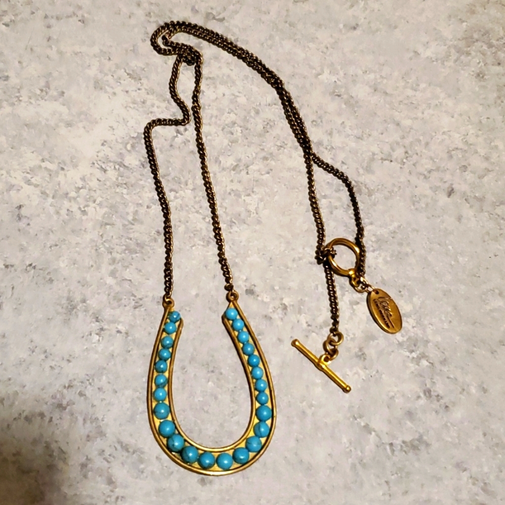 Lena Bernard horseshoe necklace